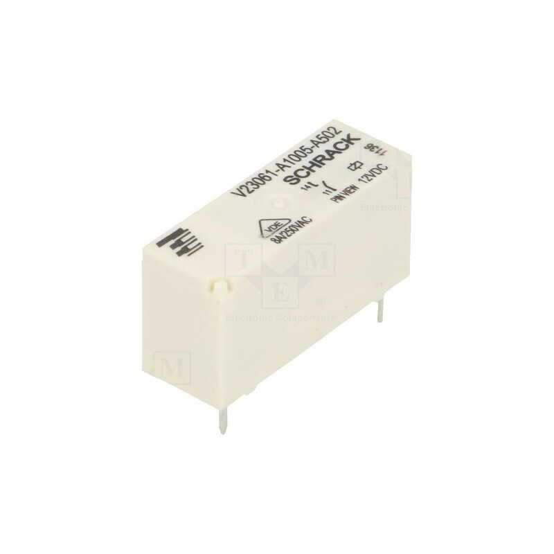 Releu electromagnetic SPST-NO 12VDC 8A | Electronic-mag.ro | Componente Electronice