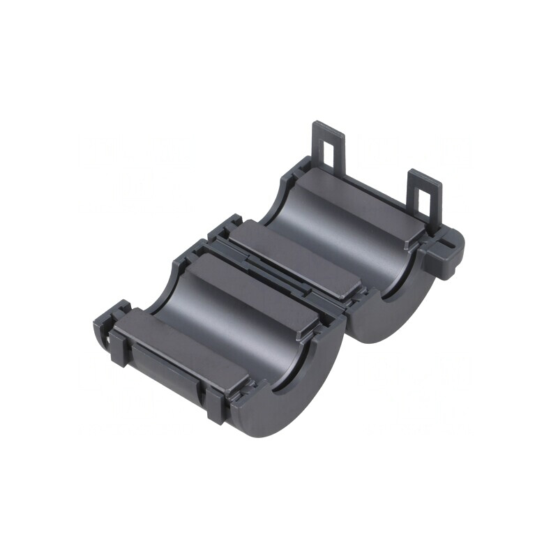 Ferită cu două piese pentru cablu rotund 39mm x 34mm x 13mm | Electronic-mag.ro | Componente Electronice
