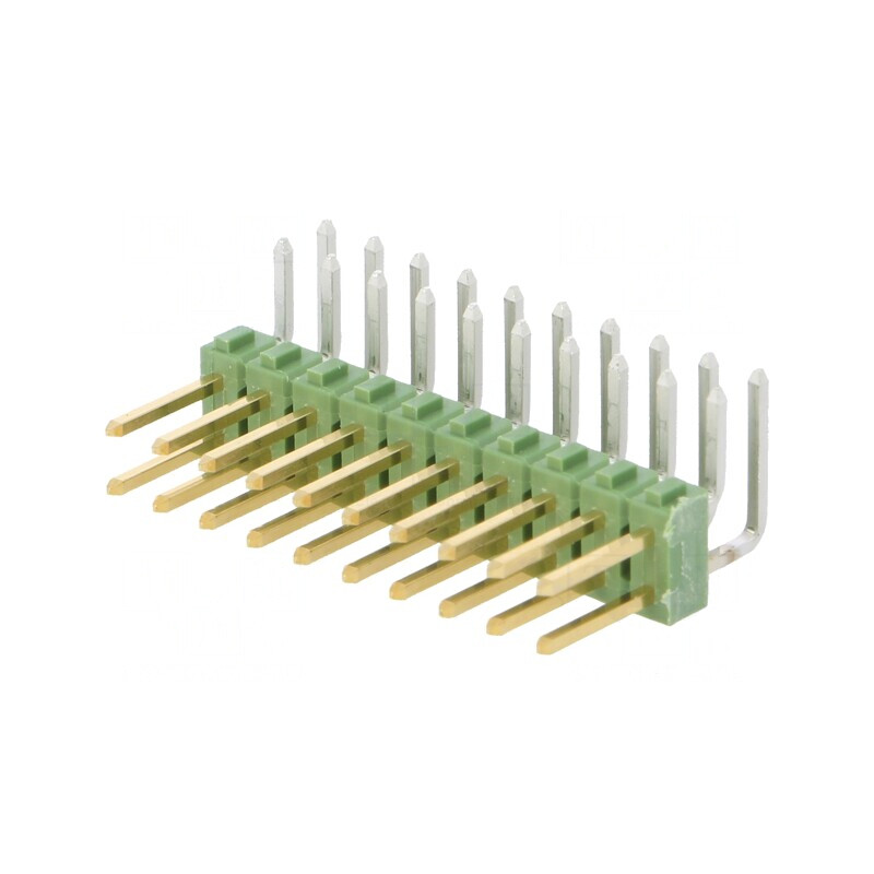 Conector Pini Tată 20P 90° AMPMODU MOD II | Electronic-mag.ro | Componente Electronice