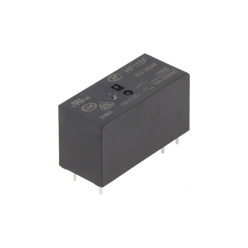 Releu Electromagnetic SPST-NO 12VDC 16A 250VAC | Electronic-mag.ro | Componente Electronice
