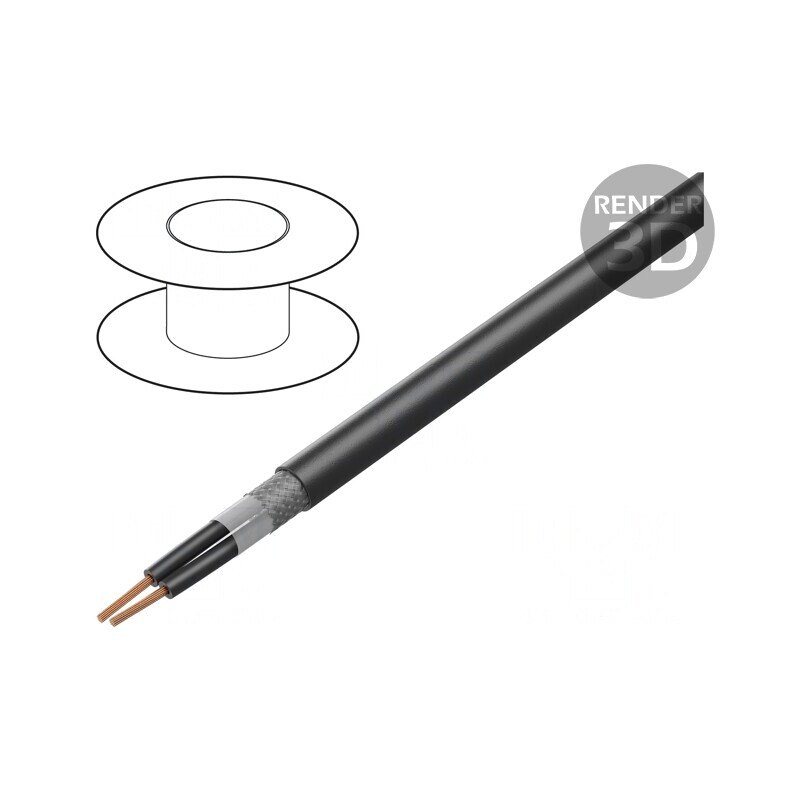 Cablu BiT 1000 CH 3G1mm2 Ecranat Cupru Cositorit | Electronic-mag.ro | Componente Electronice