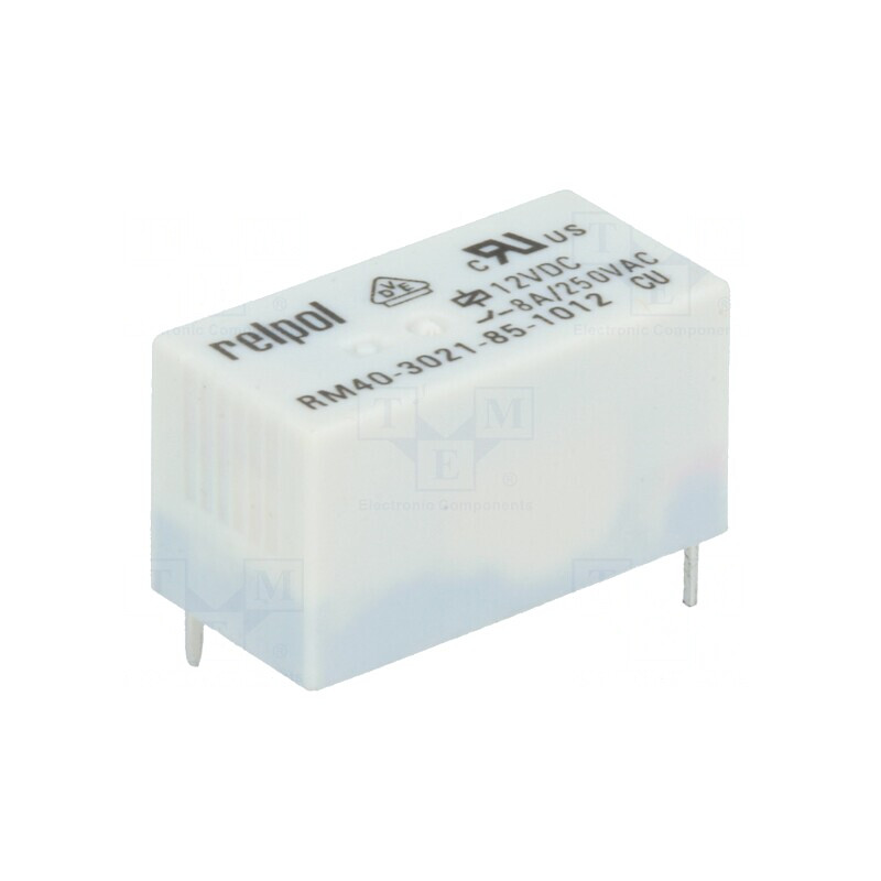 Releu Electromagnetic SPST-NO 12VDC 8A 250VAC | Electronic-mag.ro | Componente Electronice