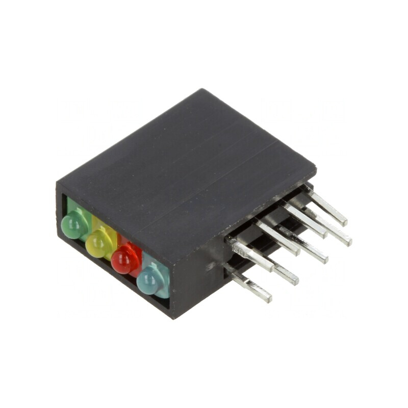 LED în Carcasă Multicolor 1,8mm 4 Diode | Electronic-mag.ro | Componente Electronice