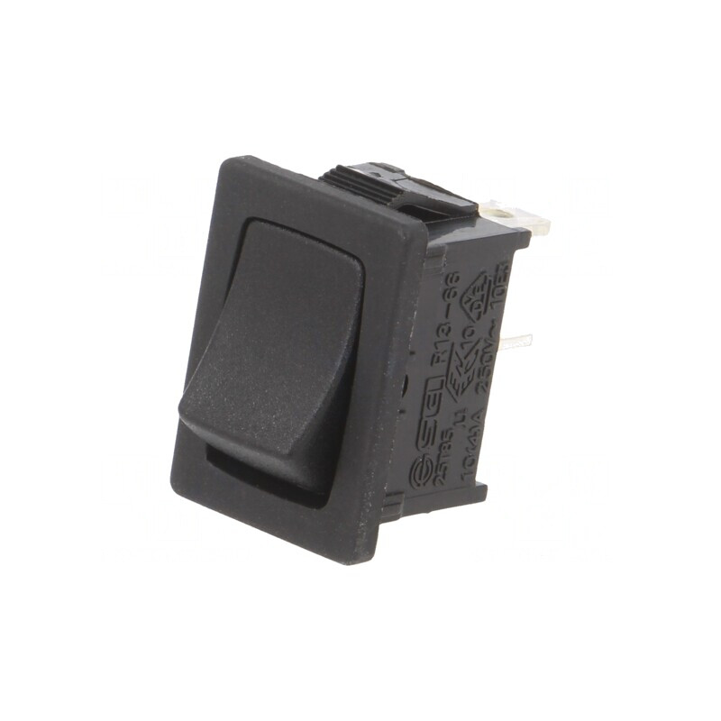 Comutator Basculant SPST 10A 24V Negru | Electronic-mag.ro | Componente Electronice