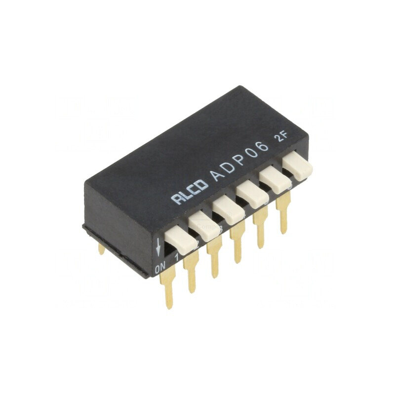 Comutator DIP-SWITCH ON-OFF 2 poziții 24VDC | Electronic-mag.ro | Componente Electronice