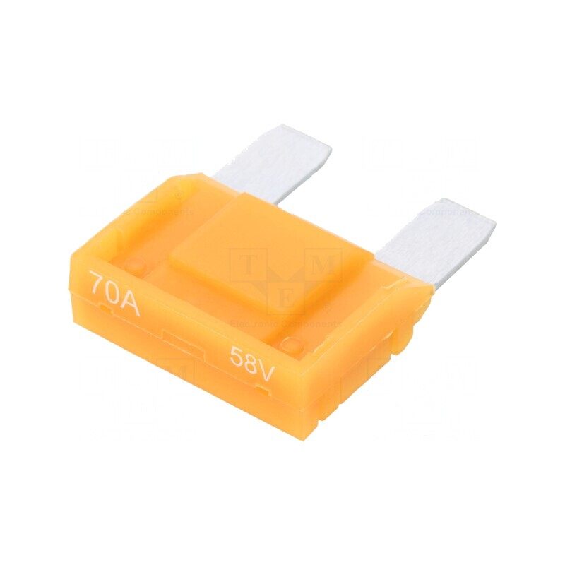 Siguranță Auto 70A 58VDC 29mm Aliaj Staniu | Electronic-mag.ro | Componente Electronice