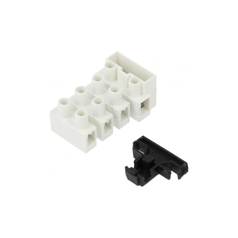 Regletă de Conexiuni Terminal cu Şurub 2,5mm2 450V 4 Piste | Electronic-mag.ro | Componente Electronice