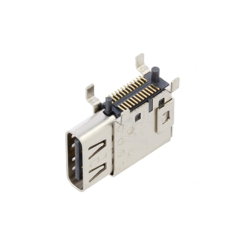 Soclu USB C 24-Pin SMT 90° Top Mount | Electronic-mag.ro | Componente Electronice