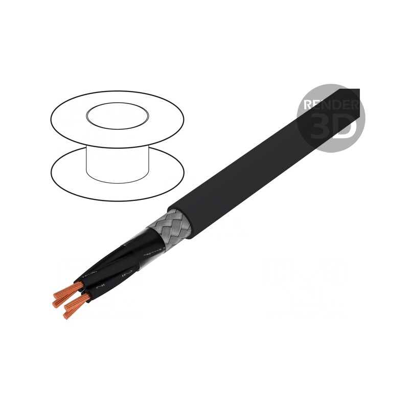 Cablu ÖLFLEX CLASSIC 115 CY 4x0.5mm2 PVC Negru | Electronic-mag.ro | Componente Electronice