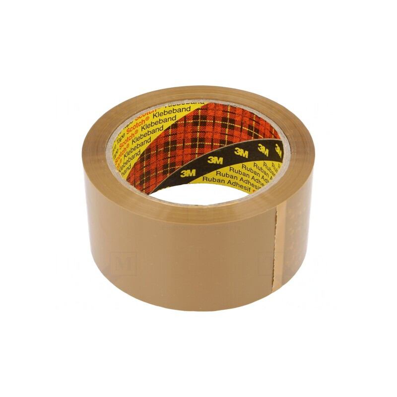 Bandă adezivă maro 66m x 50mm pentru ambalare | Electronic-mag.ro | Componente Electronice