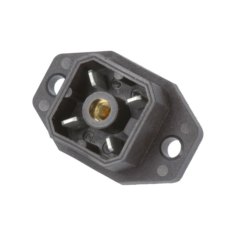 Conector Dreptunghiular G - 4 PIN Cositorit IP65 | Electronic-mag.ro | Componente Electronice