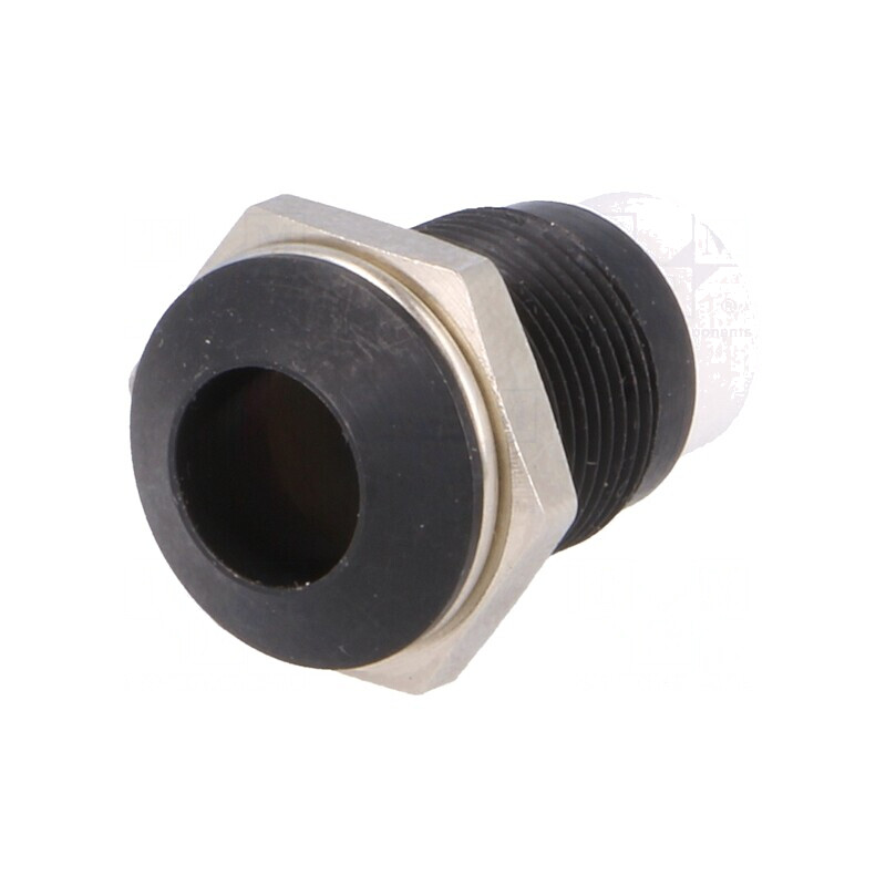 Montură LED Metalică 8mm Neagră | Electronic-mag.ro | Componente Electronice