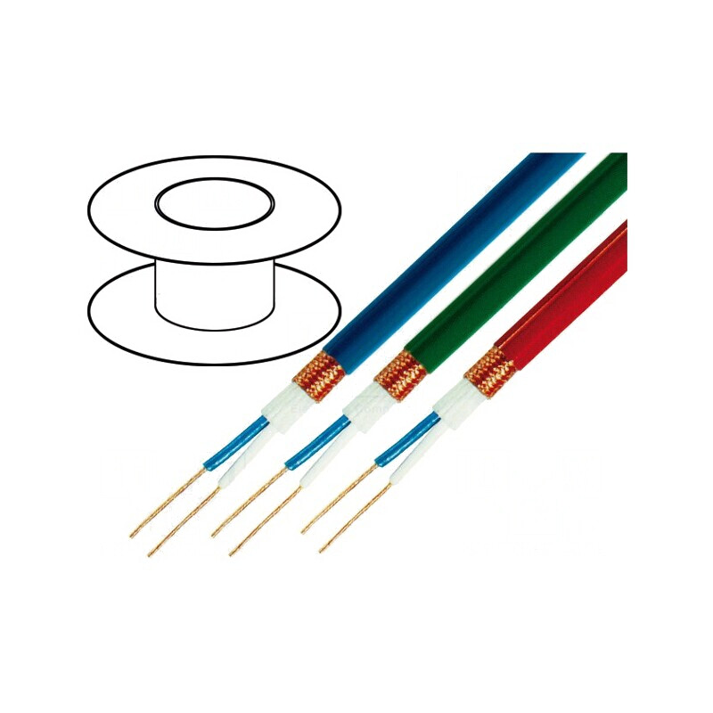 Cablu Microfon Albastru OFC 2x0,25mm2 | Electronic-mag.ro | Componente Electronice