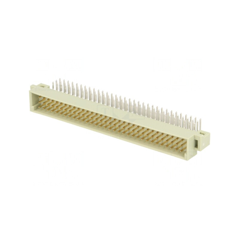 Soclu DIN 41612 tip C tată 96 pini THT 90° | Electronic-mag.ro | Componente Electronice