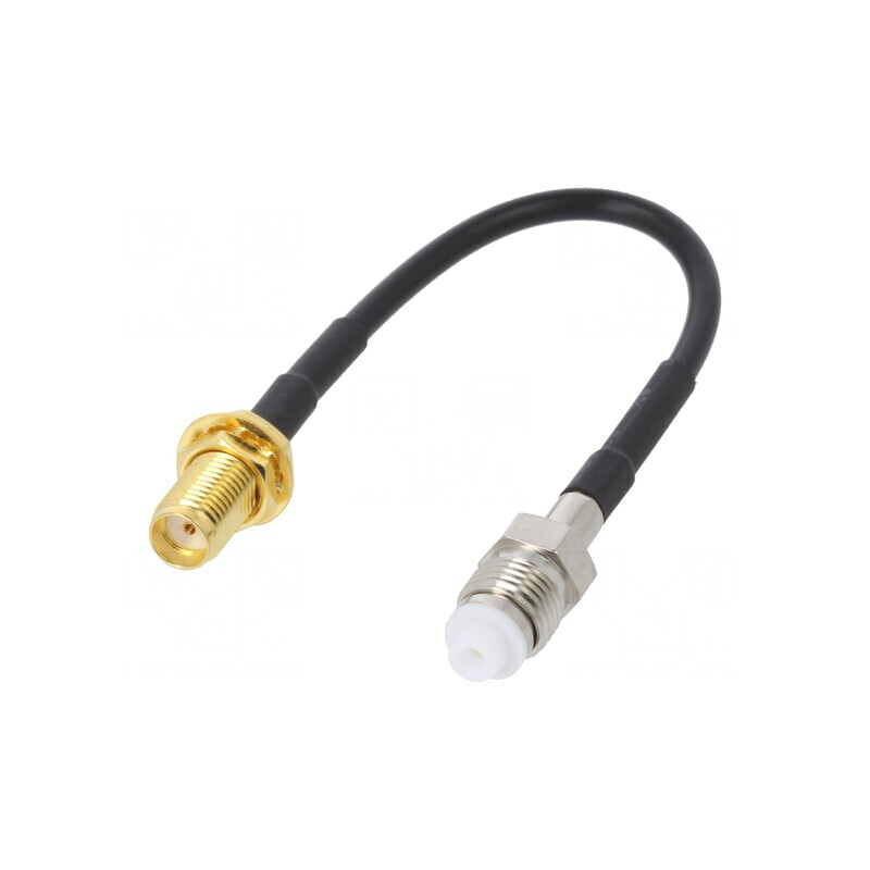 Cablu FME Mamă - SMA Mamă 100mm | Electronic-mag.ro | Componente Electronice