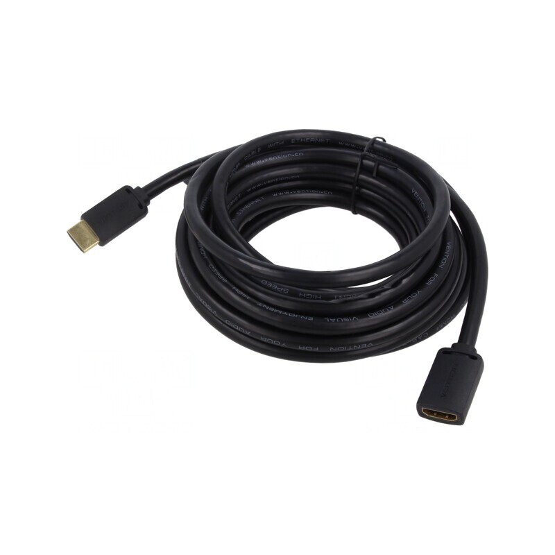 Cablu HDMI 2.0 PVC 1m Negru | Electronic-mag.ro | Componente Electronice