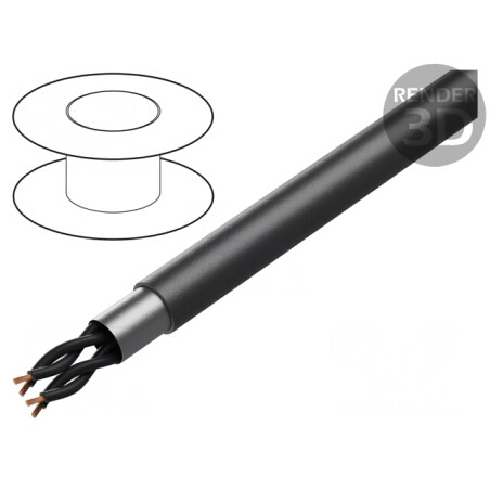 Cablu ecranat BiT 1000 ST 2x2x1mm2 FR PVC | Electronic-mag.ro | Componente Electronice