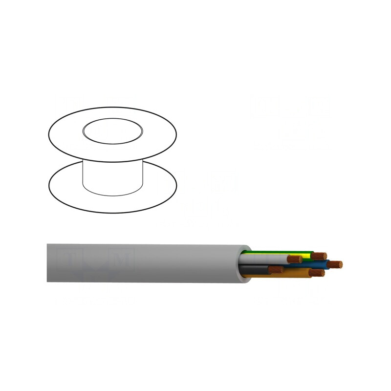 Cablu Neecranat MACHFLEX 375YY 7G0,75mm2 100m Cu 300V/500V | Electronic-mag.ro | Componente Electronice