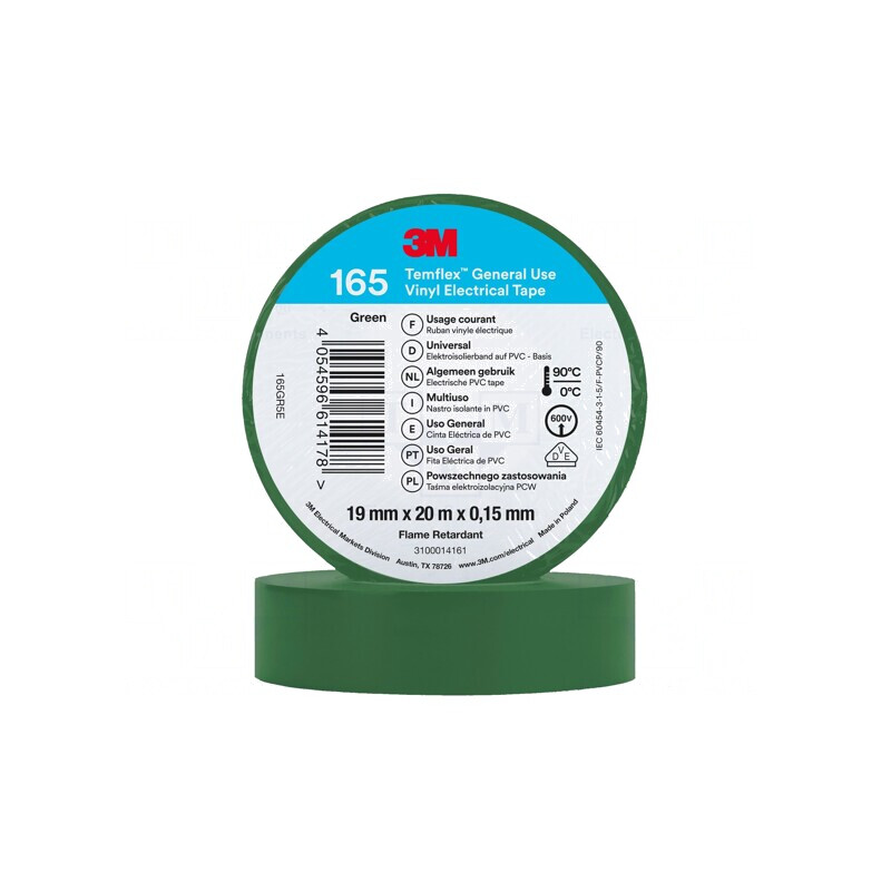 Bandă Electroizolantă Verde 19mm x 20m | Electronic-mag.ro | Componente Electronice
