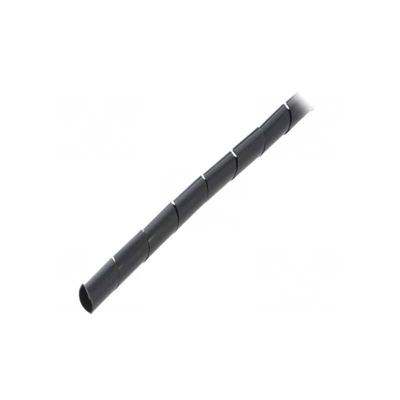 Înfăşurare în spirală neagră 10mm x 10m | Electronic-mag.ro | Componente Electronice