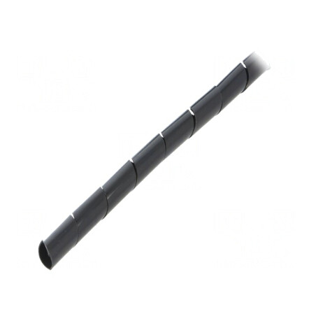 Înfăşurare în spirală neagră 10mm x 10m | Electronic-mag.ro | Componente Electronice