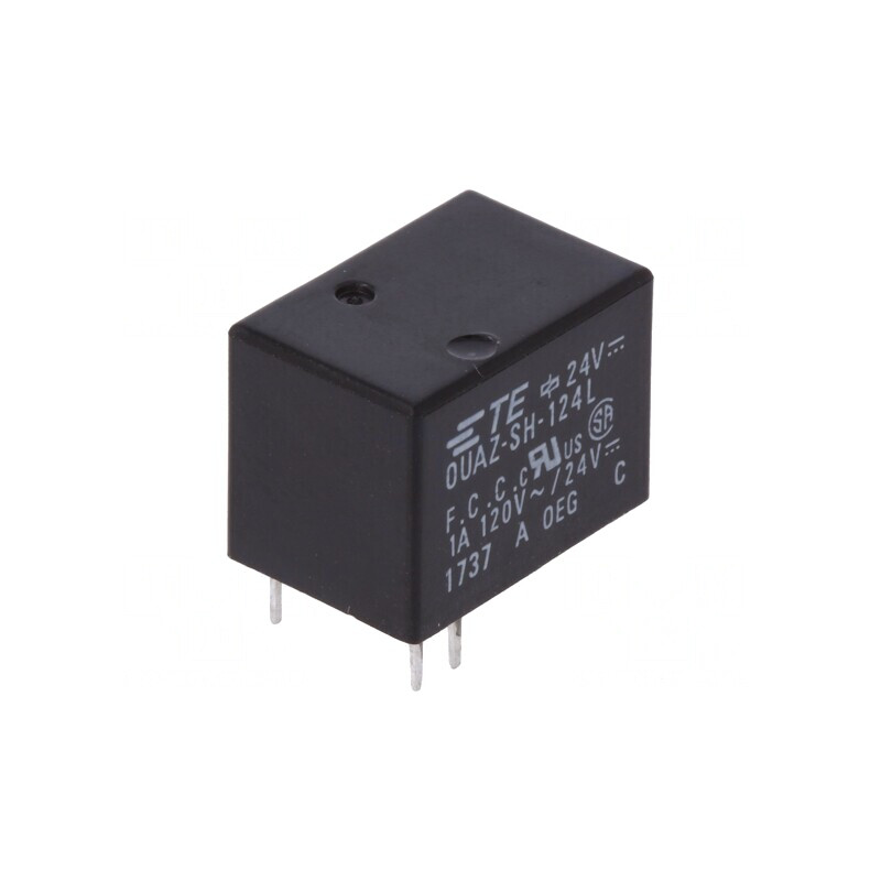 Releu electromagnetic 24VDC 1A PCB | Electronic-mag.ro | Componente Electronice