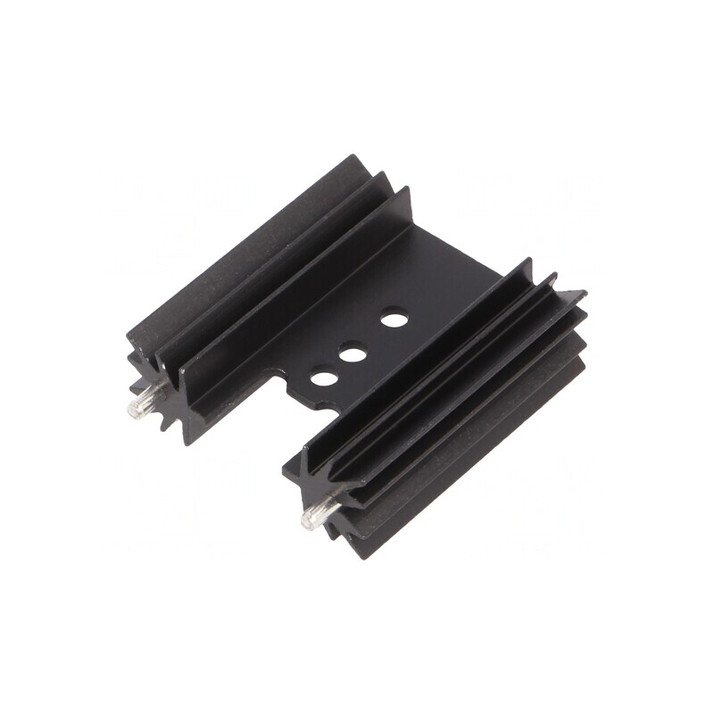 Radiator Negru Extrudat 38.1mm TO202/TO218/TO220/TOP3 | Electronic-mag.ro | Componente Electronice