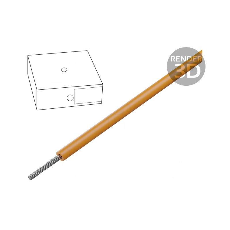 Cablu LAPP ÖLFLEX HEAT 125 SC 1x4mm² Portocaliu | Electronic-mag.ro | Componente Electronice