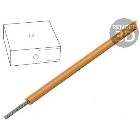 Cablu LAPP ÖLFLEX HEAT 125 SC 1x4mm² Portocaliu | Electronic-mag.ro | Componente Electronice