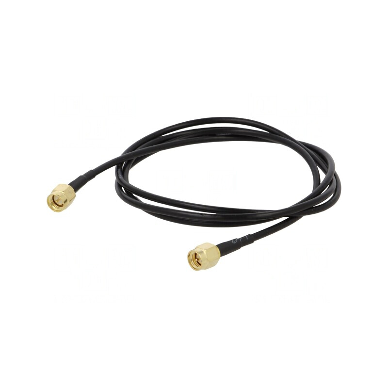 Cablu SMA 50Ω 1m Negru Drept | Electronic-mag.ro | Componente Electronice