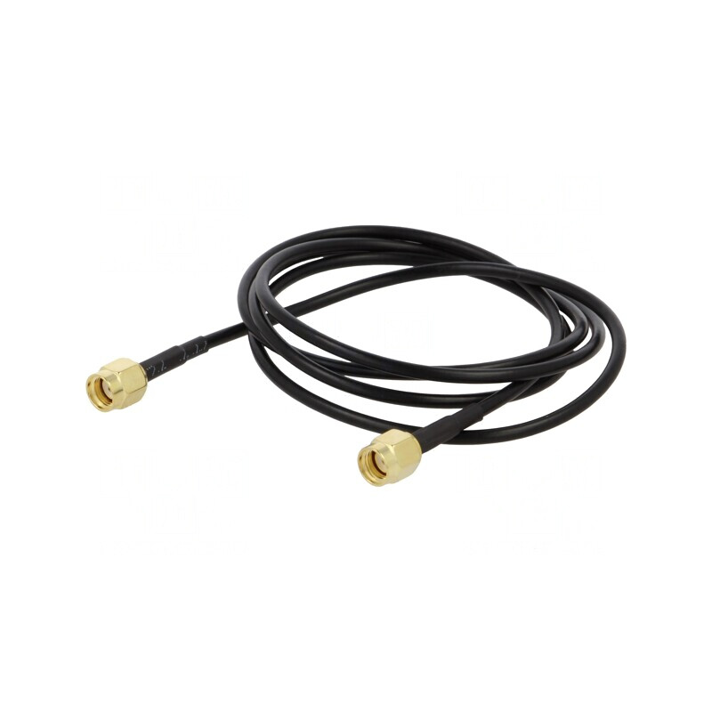 Cablu RP-SMA Tată 1m Negru 50Ω | Electronic-mag.ro | Componente Electronice