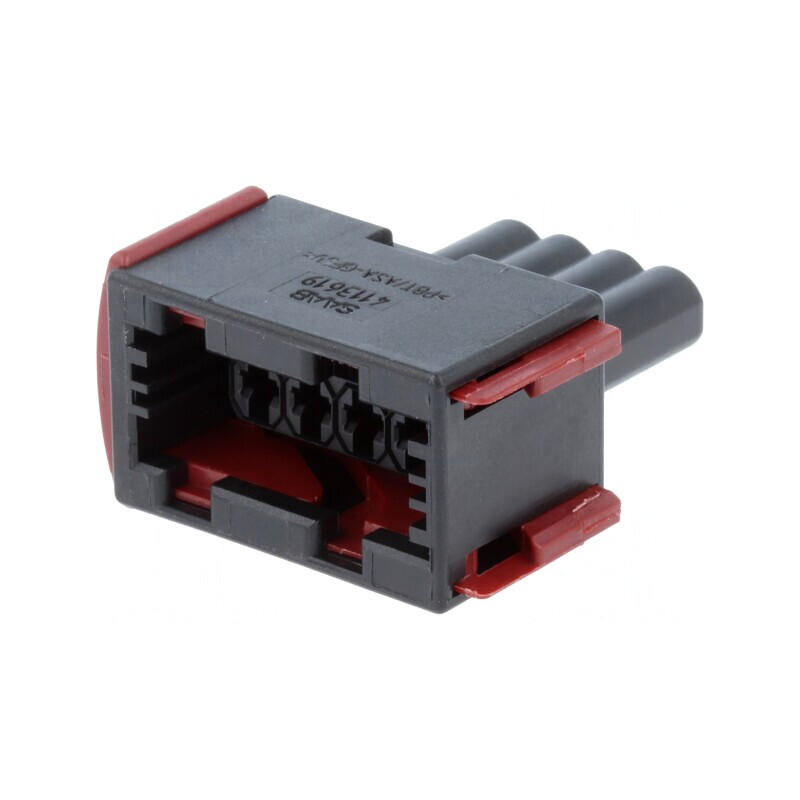 Conector Automotive JPT Mamă 4-Pin Negru | Electronic-mag.ro | Componente Electronice