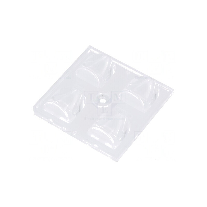 Lentilă LED pătrată transparentă 8,05mm | Electronic-mag.ro | Componente Electronice