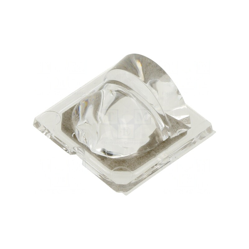 Lentilă LED Pătrată din Plexiglass cu Bandă Autoadezivă | Electronic-mag.ro | Componente Electronice