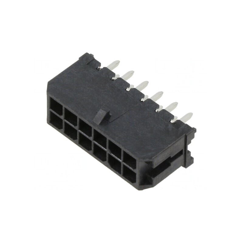 Soclu cablu-placă Micro-Fit 3.0 12 pini | Electronic-mag.ro | Componente Electronice