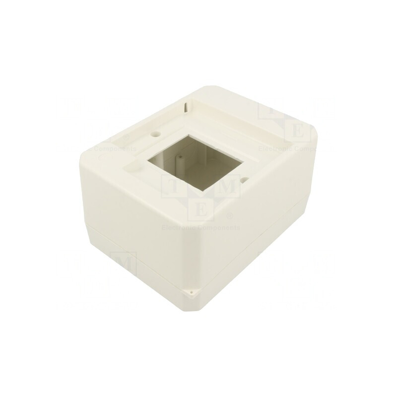 Carcasă pentru aparatură modulară IP30, albă, 4 module | Electronic-mag.ro | Componente Electronice