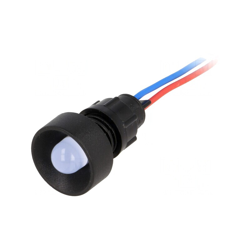 Lampă LED albastră 12V Ø13mm IP40 | Electronic-mag.ro | Componente Electronice
