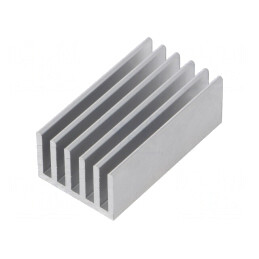 Radiator Aluminiu Extrudat cu Aripioare 37,5mm x 21mm | Electronic-mag.ro | Componente Electronice