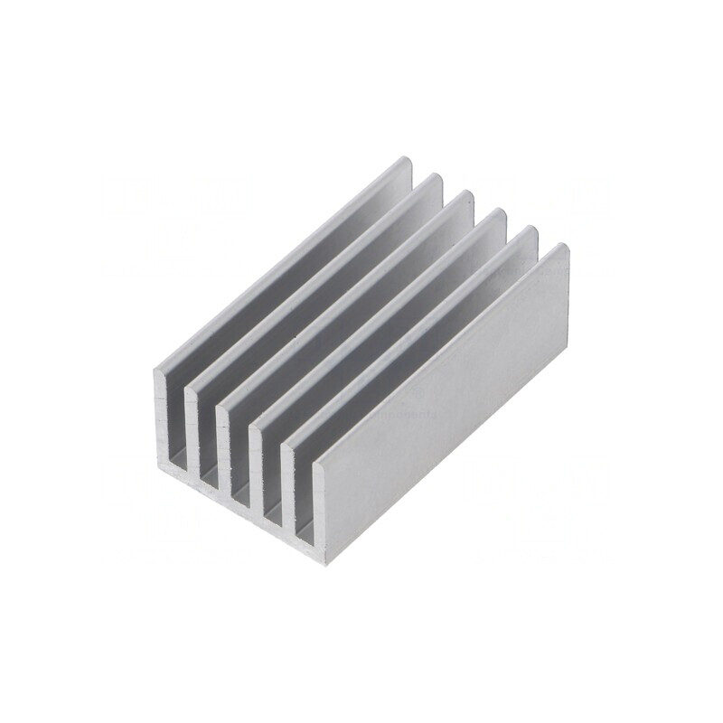 Radiator Aluminiu Extrudat cu Aripioare 37,5mm x 21mm | Electronic-mag.ro | Componente Electronice