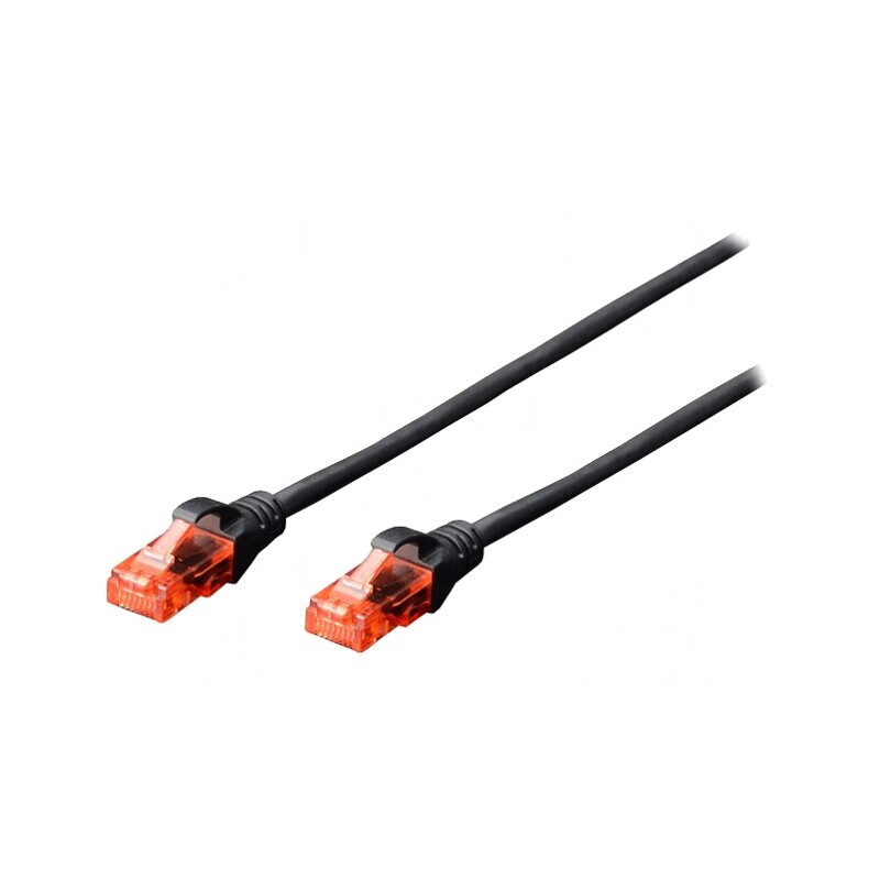 Patch Cord UTP Cat6 Negru 2m | Electronic-mag.ro | Componente Electronice
