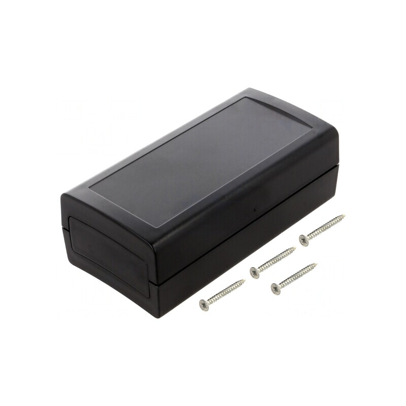 Carcasă ABS neagră IP53 60x120x40mm | Electronic-mag.ro | Componente Electronice