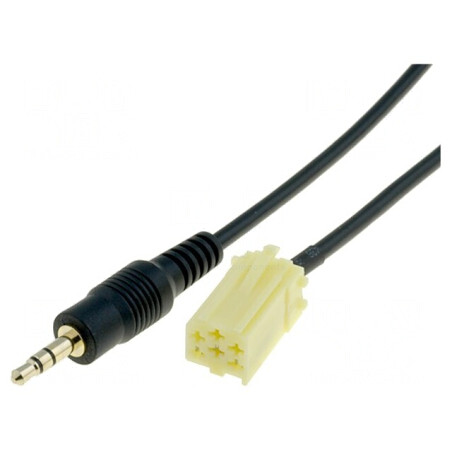Adaptor Aux Jack 3,5mm pentru Alfa Romeo, Fiat, Lancia, Smart 0,8m | Electronic-mag.ro | Componente Electronice