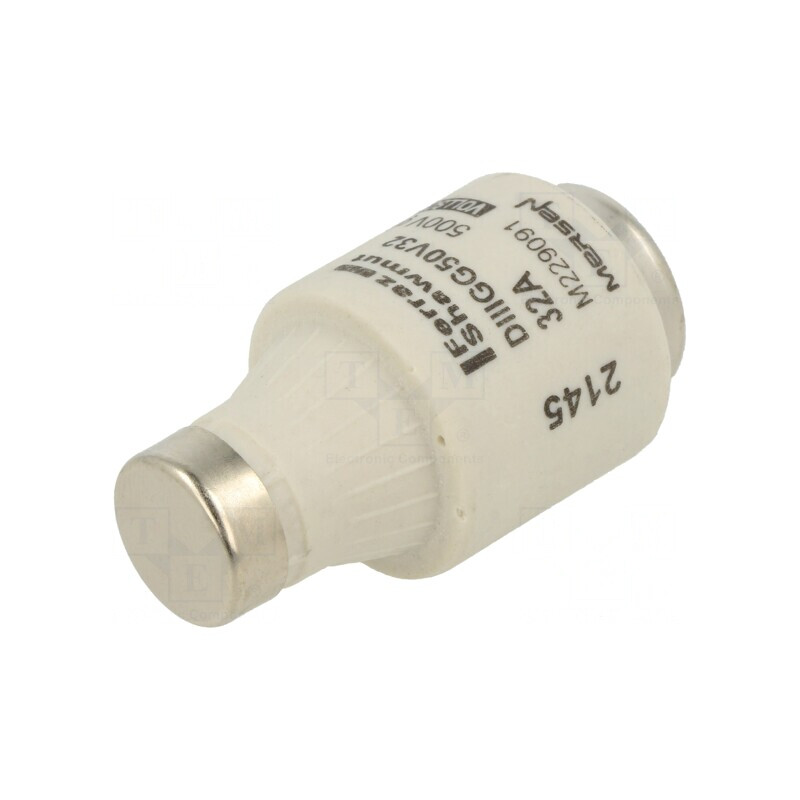 Siguranţă gG 32A 500V Industrială DIII | Electronic-mag.ro | Componente Electronice