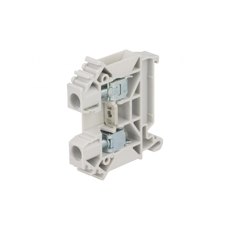Conector Îmbinare Șine 0,5-10mm² 2 Borne Gri 8mm | Electronic-mag.ro | Componente Electronice
