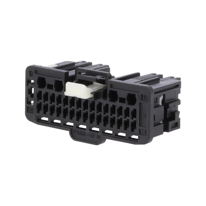 Conector Auto Mini50 Mamă 34-PIN Negru | Electronic-mag.ro | Componente Electronice