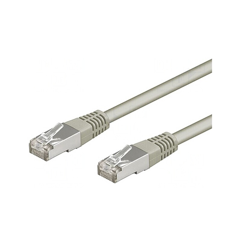 Patch Cord Ethernet SF/UTP Cat 5e Gri 5m | Electronic-mag.ro | Componente Electronice
