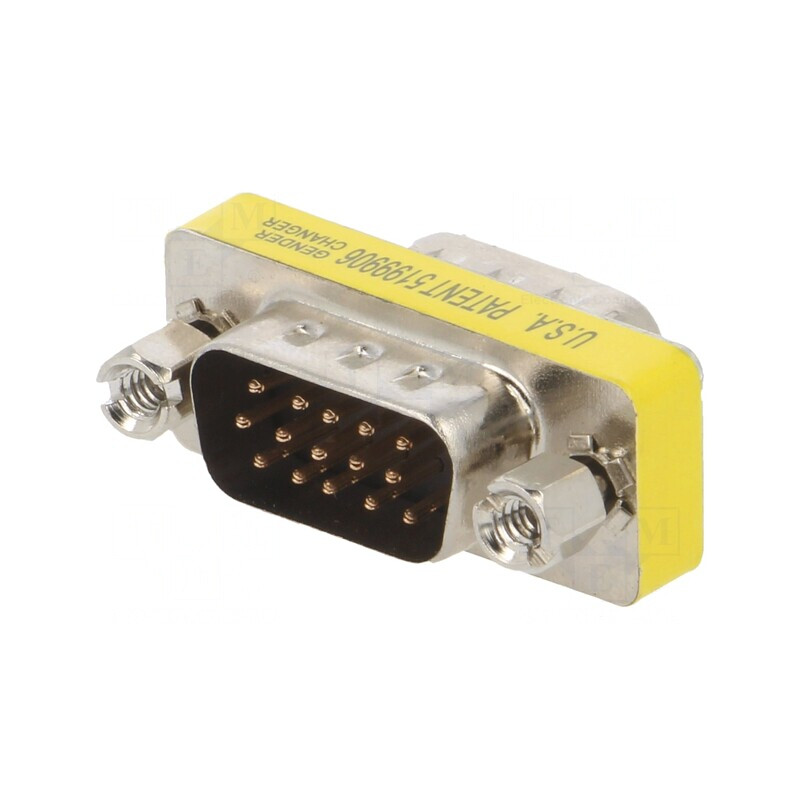 Adaptor D-Sub 15 pini HD dual mufa | Electronic-mag.ro | Componente Electronice Adaptor D-Sub 15 pini HD dual mufa | Electronic-mag.ro | Componente Electronice