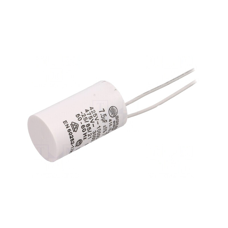 Condensator pentru Motoare de Funcționare 7.5uF 425VAC | Electronic-mag.ro | Componente Electronice Condensator pentru Motoare de Funcționare 7.5uF 425VAC | Electronic-mag.ro | Componente Electronice