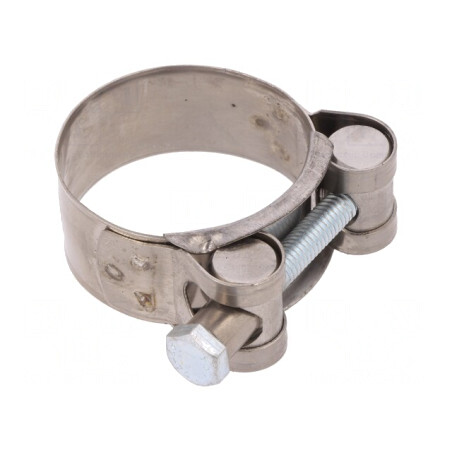 Colier cu șurub oțel cromat 20mm 36-39mm | Electronic-mag.ro | Componente Electronice