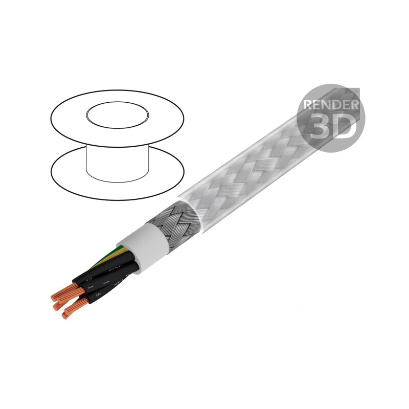 Cablu Ecranat BiT 500 CY 7G0,5mm2 Cupru Cositorit | Electronic-mag.ro | Componente Electronice